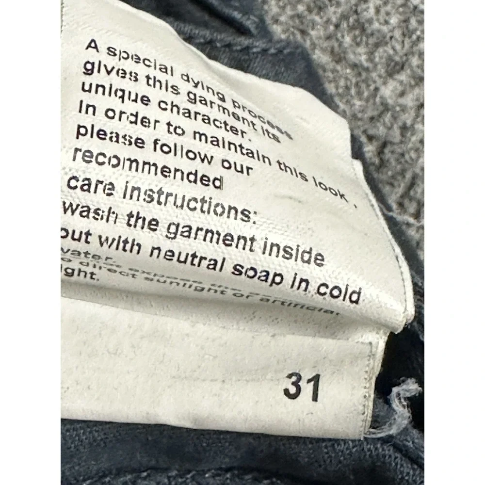 JECKERSON Men's Jeans Blue Patina  Cotton Stretch  Made In ITALY Size 31